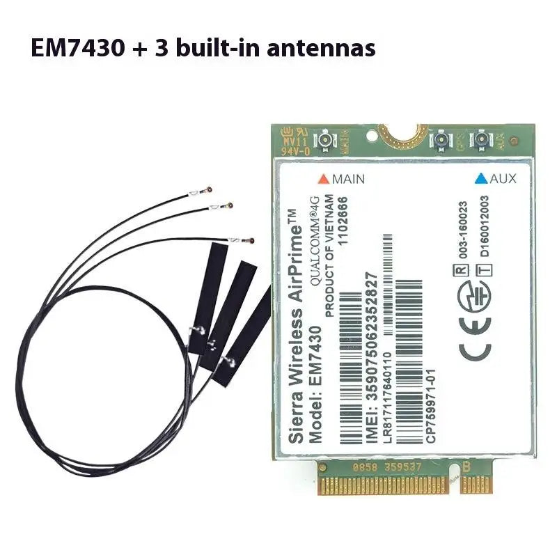 EM7455 4G LTE Cat6 M.2 NGFF Module 300Mbps FDD TDD WWAN