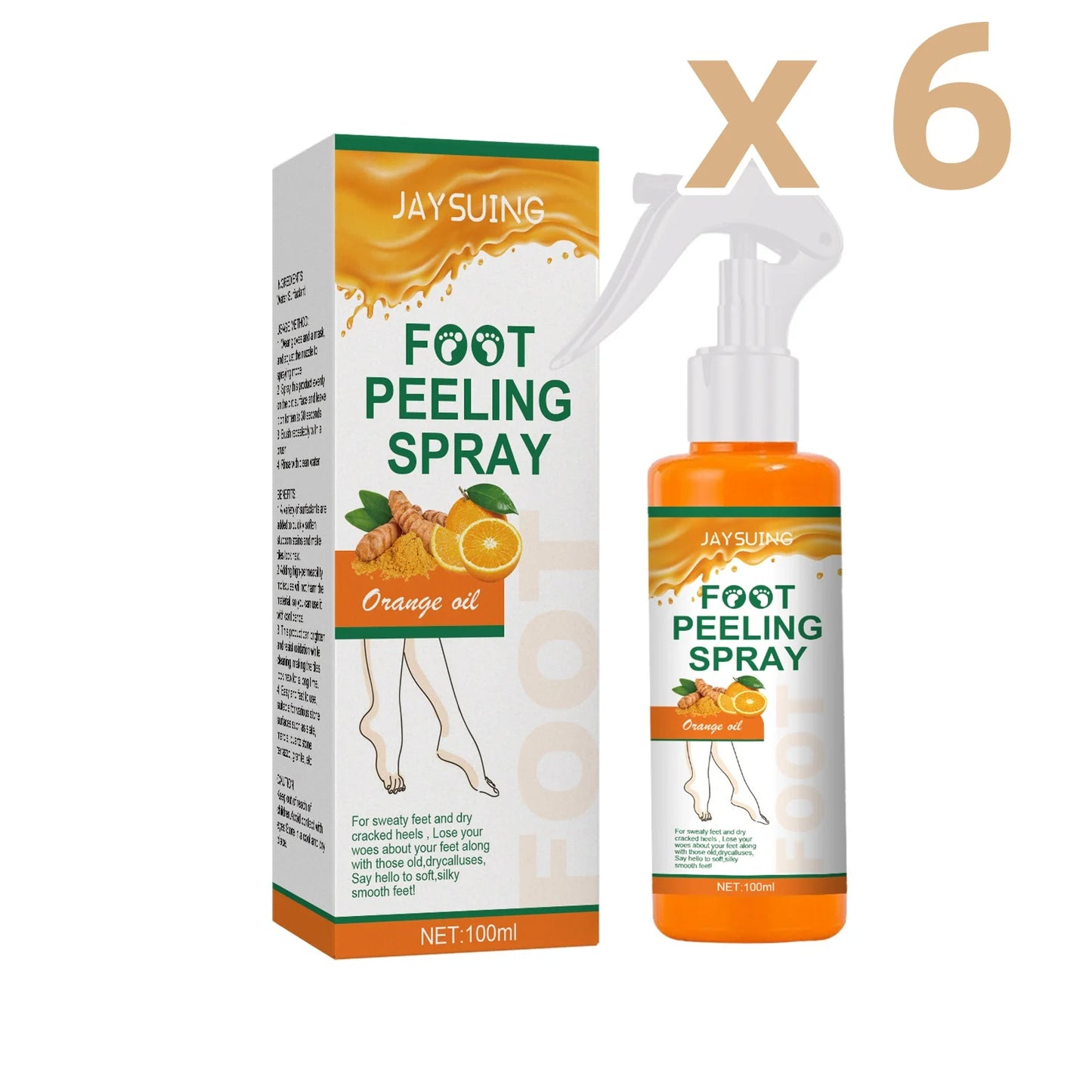 Foot Exfoliating Spray – Callus & Dead Skin Remover 100ml