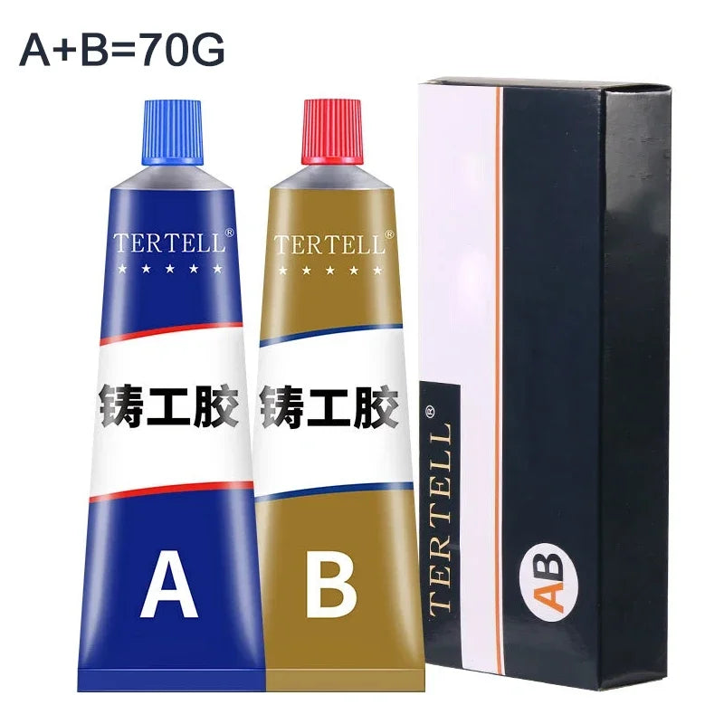 AB Type Glue Casting Super Strong Glue Sticks All Liquid Metal Repair Waterproof Waterproof Sealant Roof Waterproofing Welding Peaceful Pleasures Health and Wellness 70g