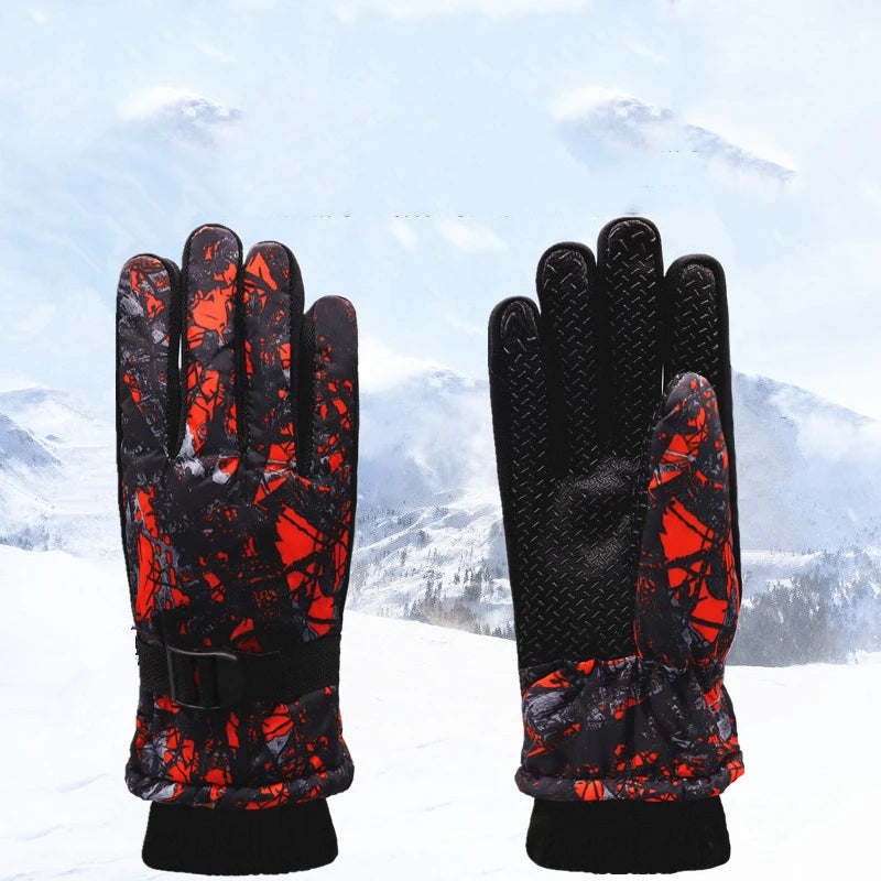 Kids Waterproof Ski Mittens | Warm Winter Snow Gloves Ages 7–13
