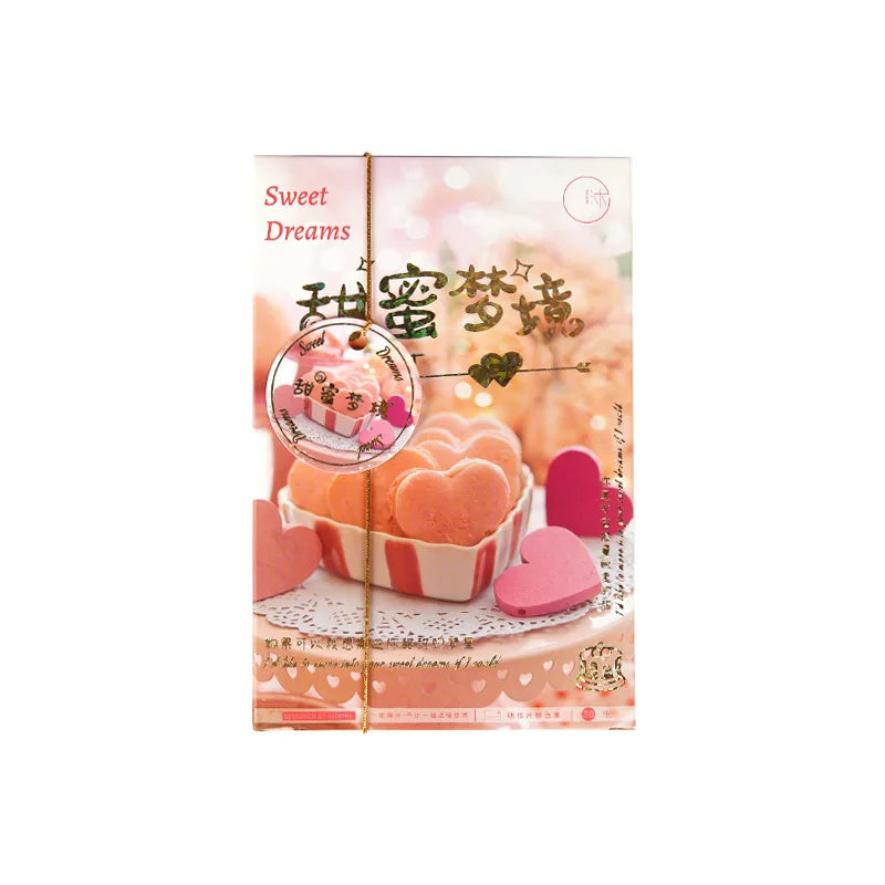 Sweet Dreams Series Postcards Cute Dessert Cake Art Greeting Message