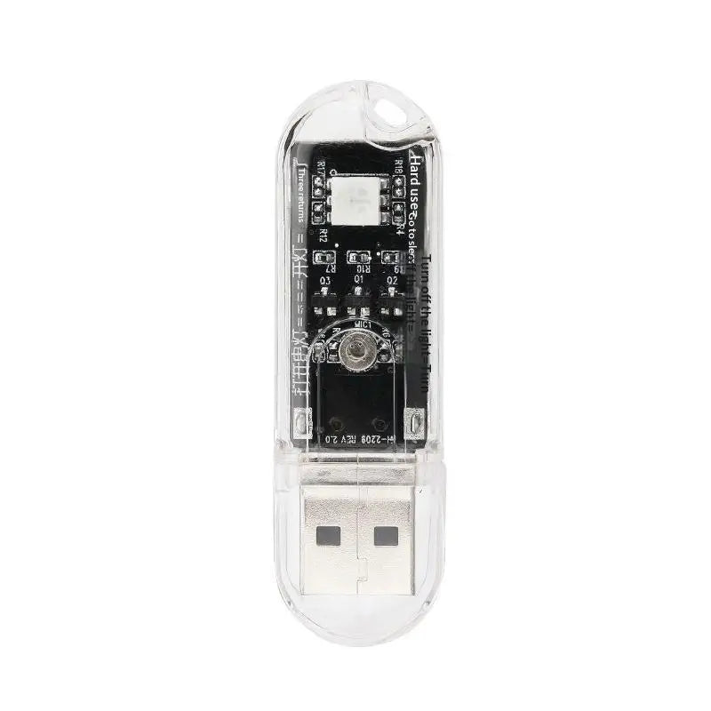 USB Sound Activated LED Night Light | AI Voice Bedside Lamp