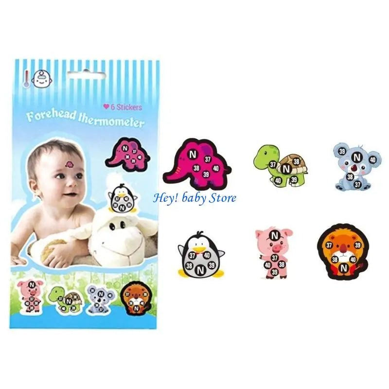Fever Patch for Kids, Babies & Adults | 6-Pack Thermometer Sticker