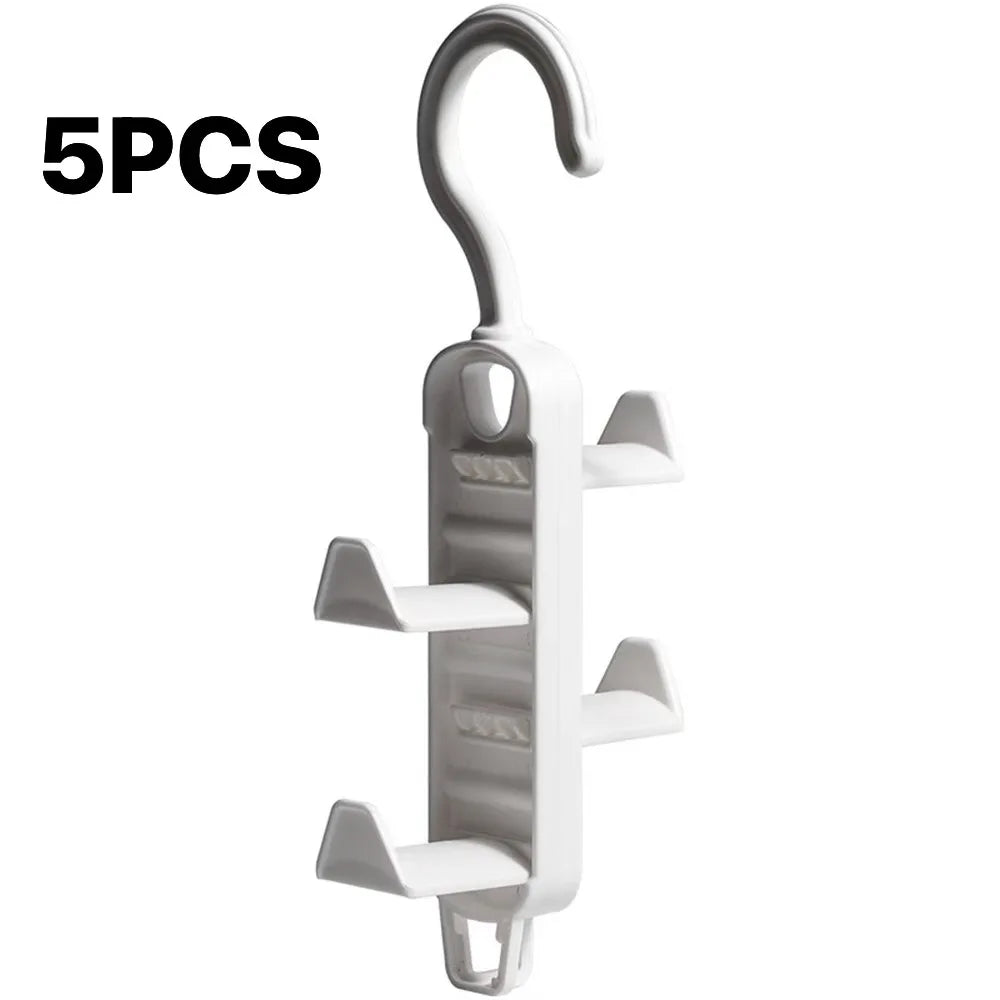 Storage artifact wardrobe storage multifunctional clothes hanger with no trace hanging bag rack, hat door, no punching hanging h Peaceful Pleasures Health and Wellness 5pcs