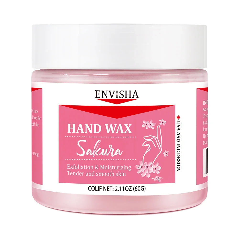 ENVISHA Moisturizing Hand Mask – Sakura & Honey (60g) Hand Mask ENVISHA Hand wax sakula
