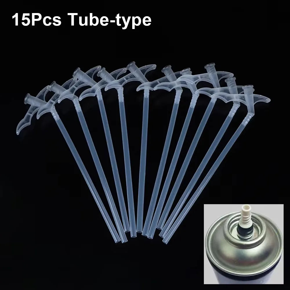15-Pack Spray Foam Nozzles – Polyurethane Gap Filler Tubes
