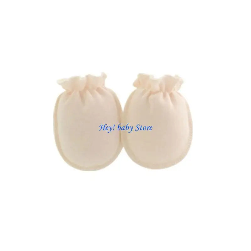 Soft Cotton Baby Anti-Scratch Mittens | Newborn 0–12 Months