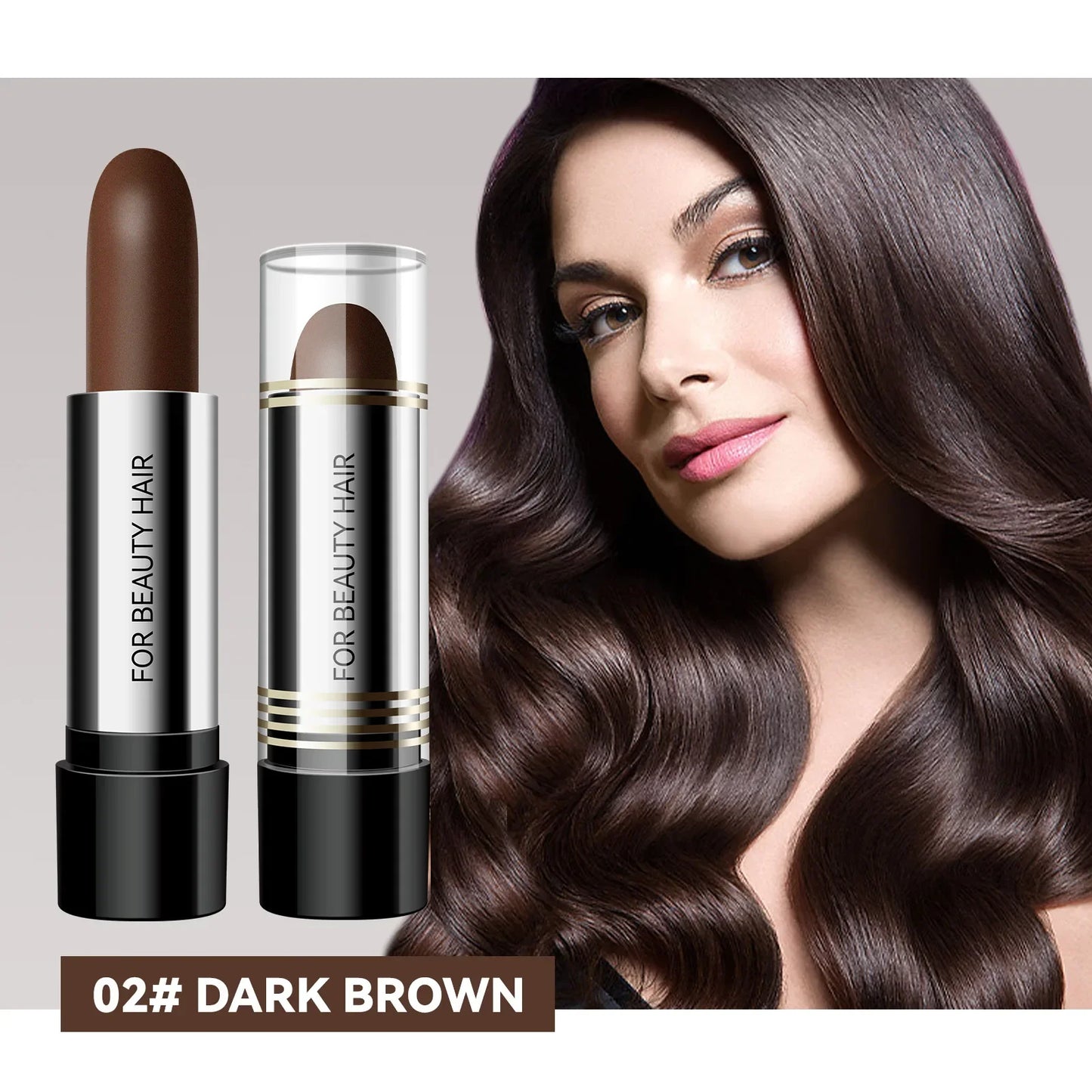 MLSMILE Black Hair Color Stick – Instant Gray Coverage Touch-Up Pen