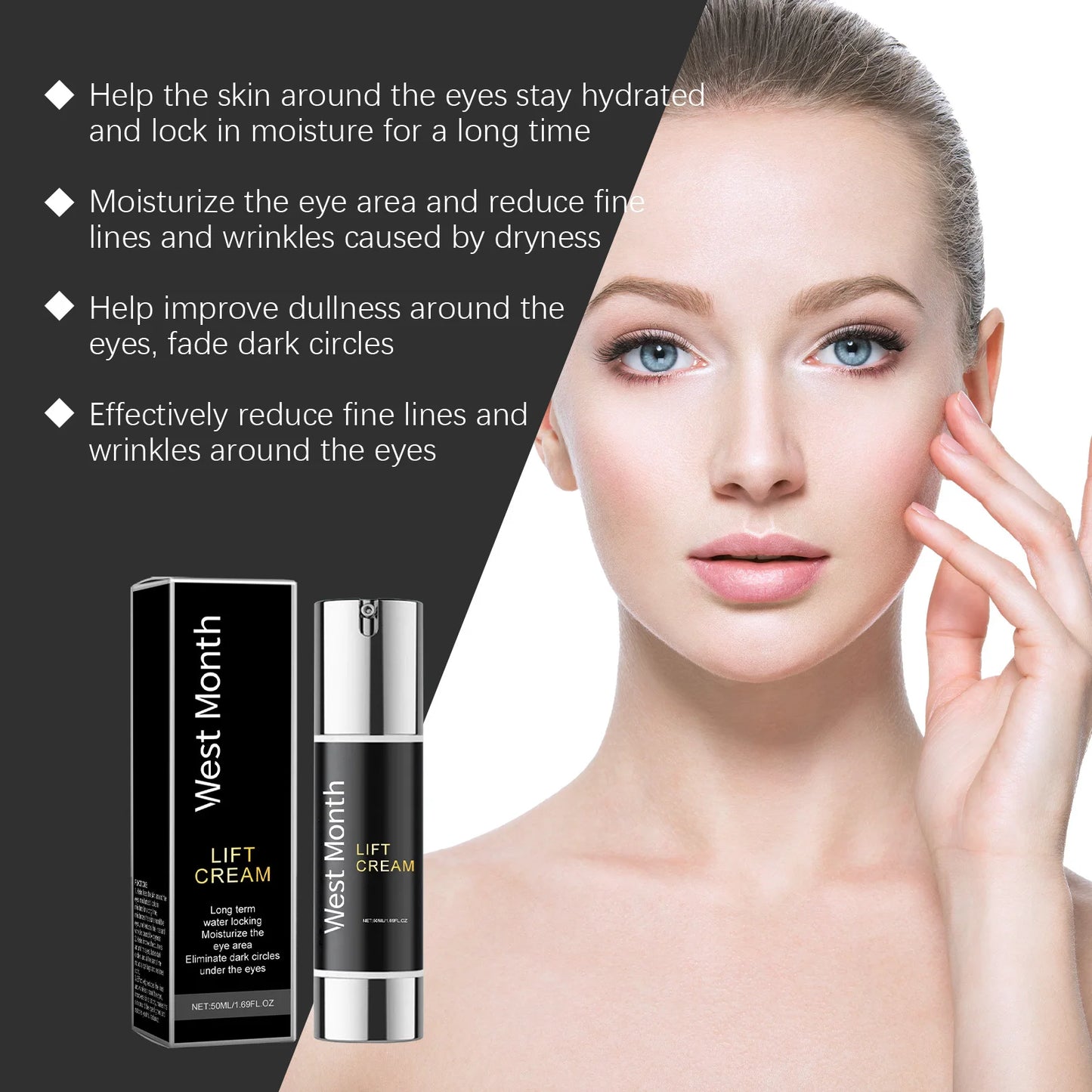 WEST MONTH Eye Cream – Dark Circles, Wrinkles & Puffiness