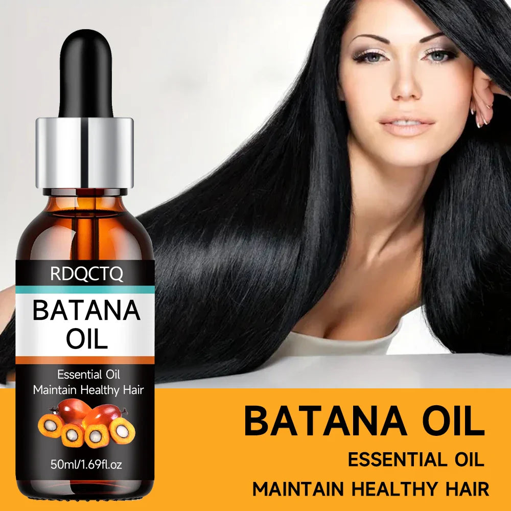 Batana Oil Hair Growth Serum – Nourishing Frizz Control Treatment