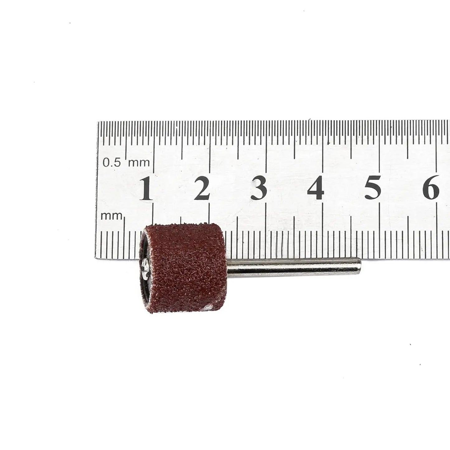 100Pc 80-Grit Sanding Drum Sleeves 12.5mm + 2 Rubber Mandrels