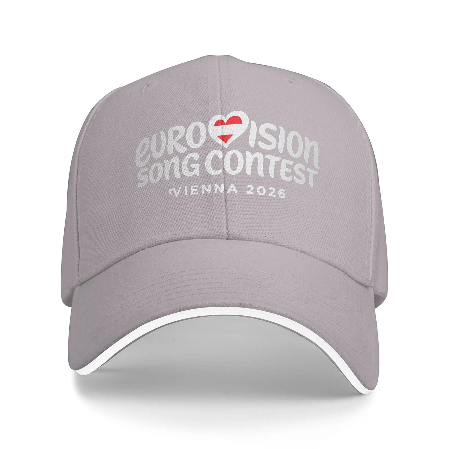 Eurovisions 2026 Sun Baseball Cap Summer Female Male Print Trucker Hat High Quality Fashion Hiking Fishing Baseball Caps Peaceful Pleasures Health and Wellness GRAY One Size