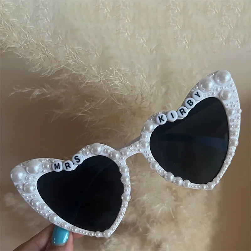 Personalized Bride to Be Sunglasses | Bachelorette Party Gift Bridal Party Sunglasses Peaceful Pleasures Health and Wellness