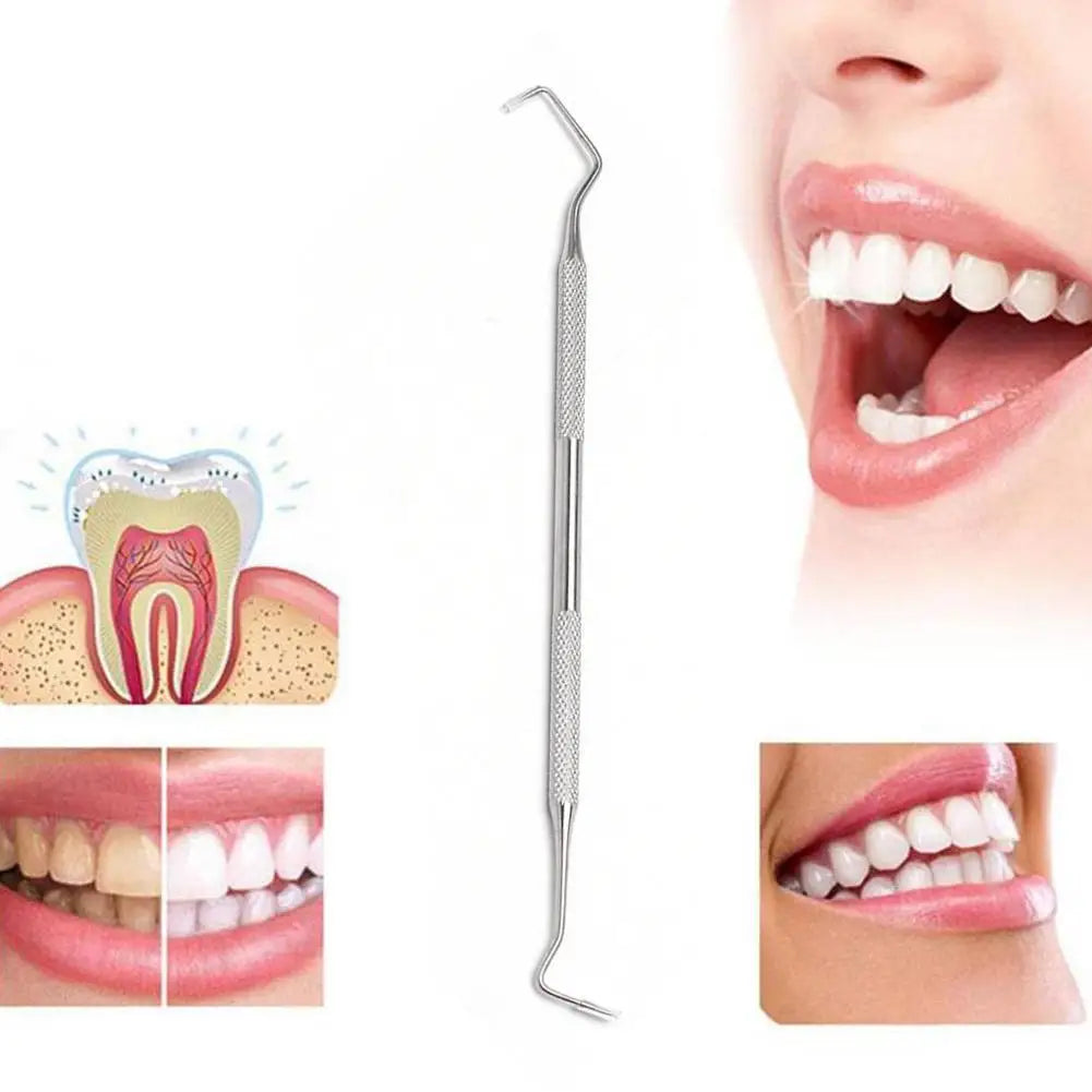 Stainless Steel Dental Hygiene Tool for Teeth Cleaning Peaceful Pleasures Health and Wellness