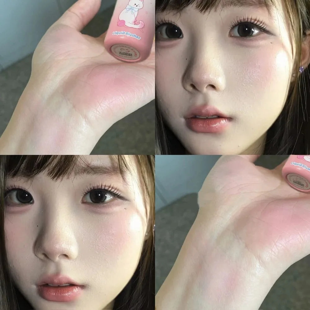 Korean Liquid Blush Matte Natural Finish | Sponge Brush Head