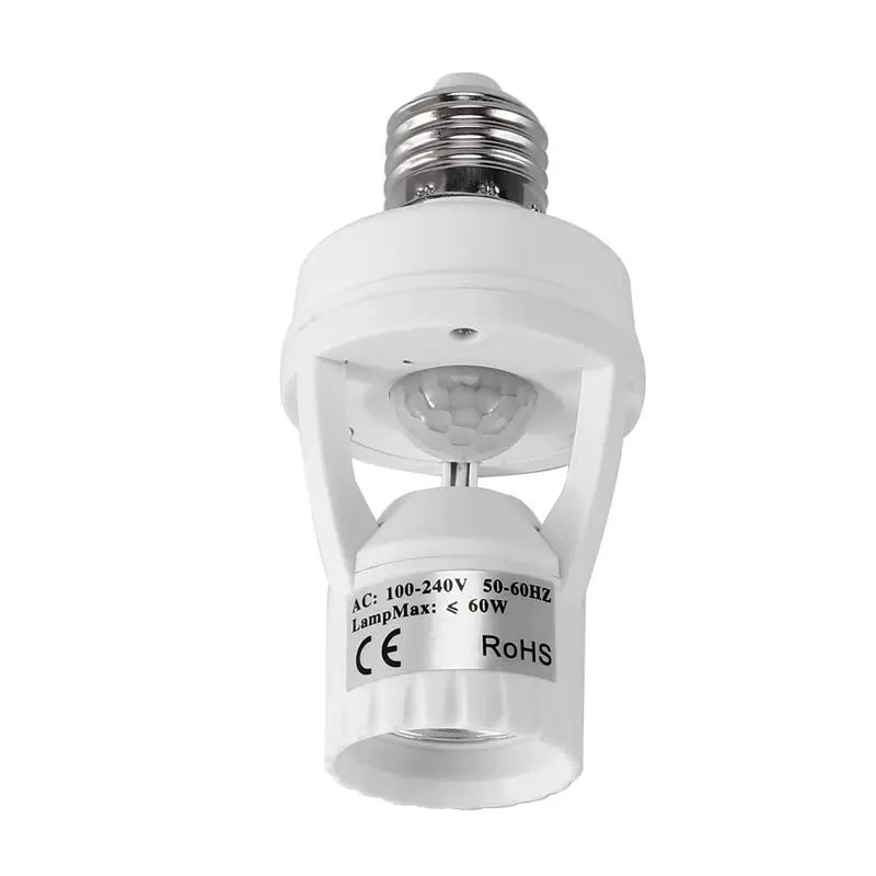 A36T-8X AC110-220V 360 Degrees Pir Induction Motion Sensor IR Infrared Human E27 Plug Socket Switch Base LED Bulb Lamp Holder Peaceful Pleasures Health and Wellness