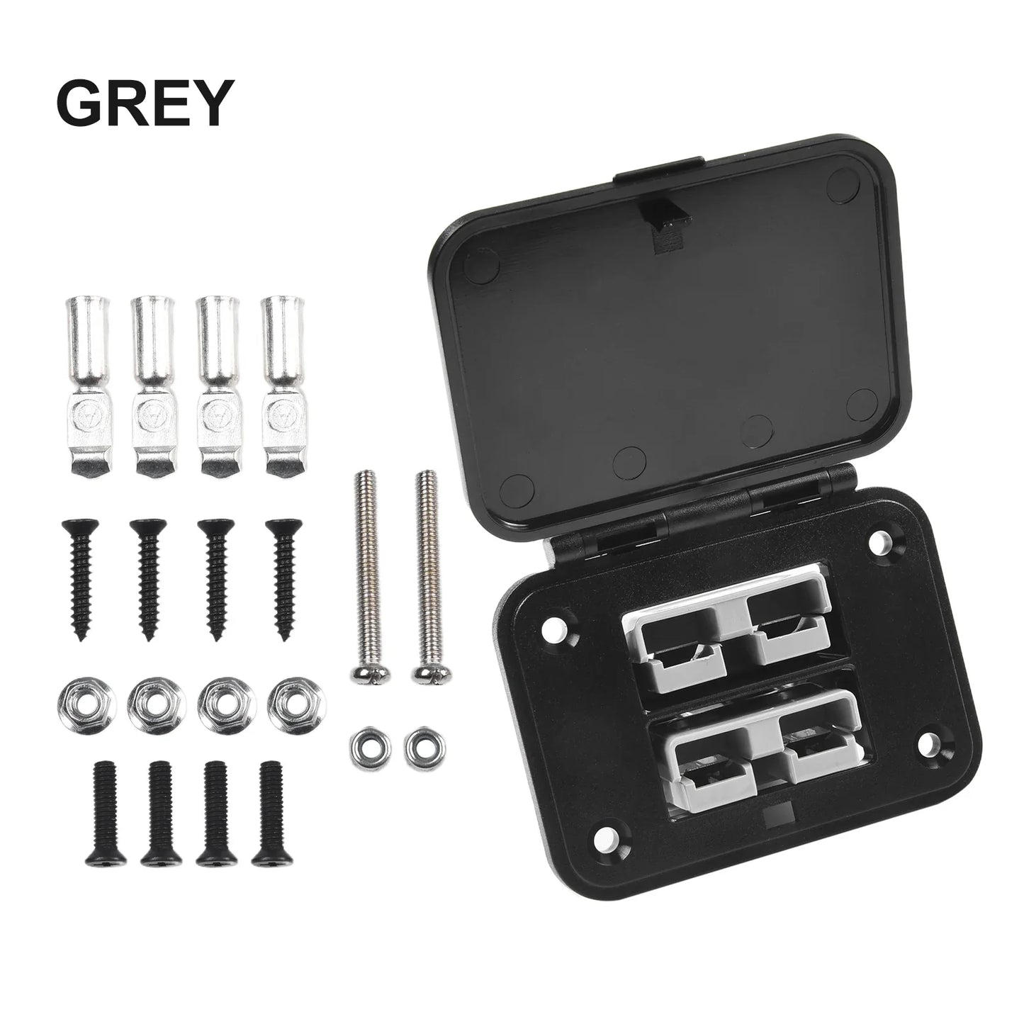 50A 600V Dual Flush Mount Bracket for Anderson Connector EV