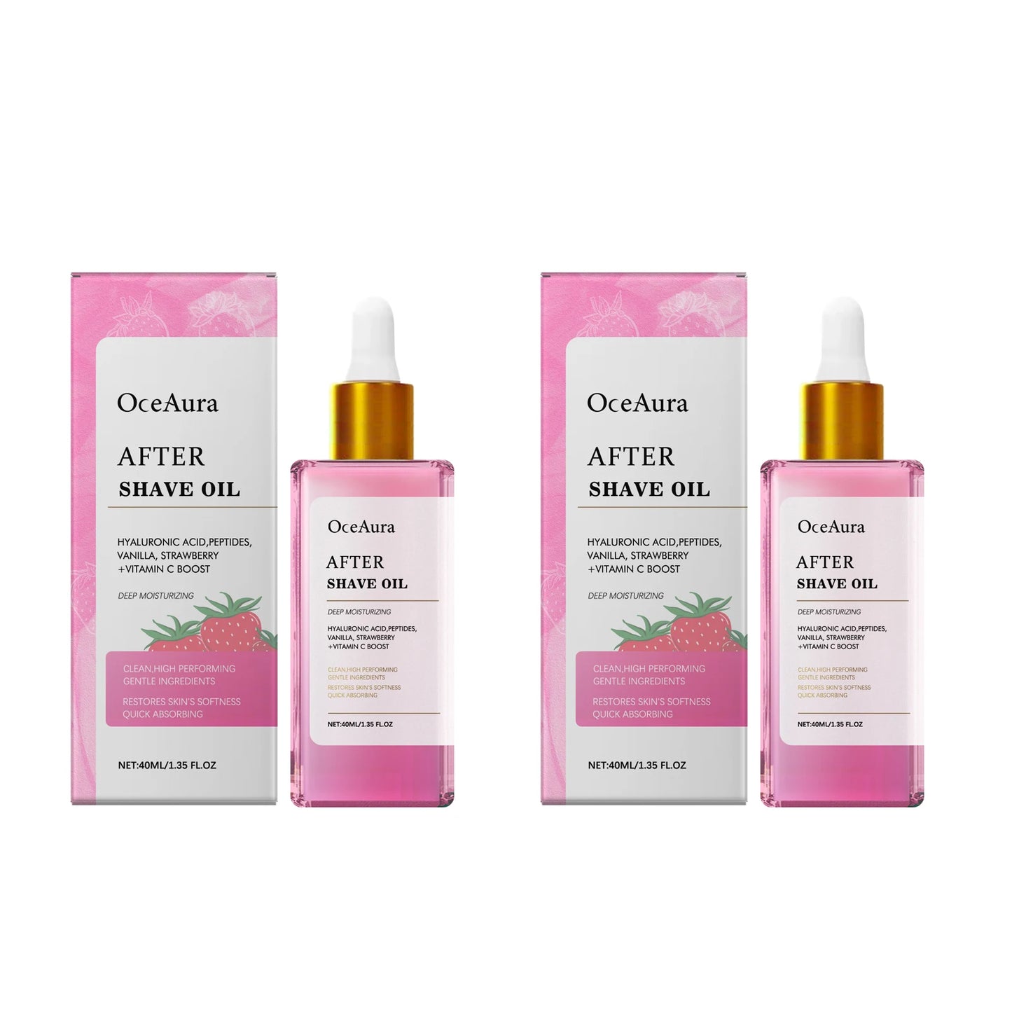 Cyperus Rotundus Oil Moisturizing Soothing Repair Damaged Skin Smoothing Softening Brightening Strawberry Flavor After Shave Oil Peaceful Pleasures Health and Wellness 80ml boxed
