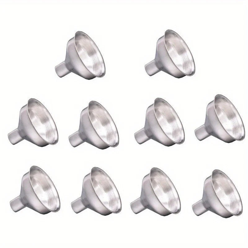 1 Selling Silver Mini Stainless Steel Funnel Home Kitchen Oil Soup