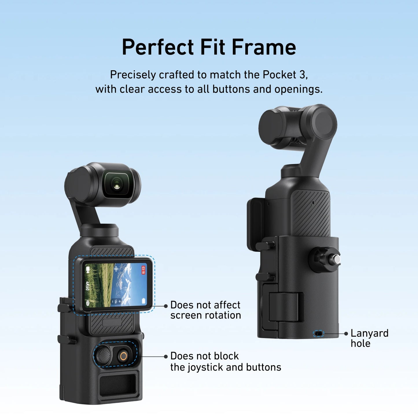 TELESIN Quick Release Backpack Mount For DJI Pocket 3 Camera Accessories Backpack Strap Clip Mount Holder For Pocket 3 Peaceful Pleasures Health and Wellness
