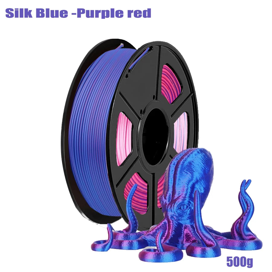 DINGSUN PLA Filament Bundle 1.75mm Tri-Color 3D Printer 250g–1kg