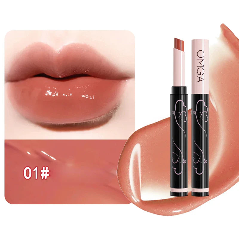 Solid Lip Gloss – Long-Lasting Moisturizing Non-Stick Formula