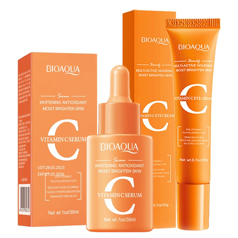 BIOAQUA Hyaluronic Acid Skin Care Kit – Serum & Eye Cream