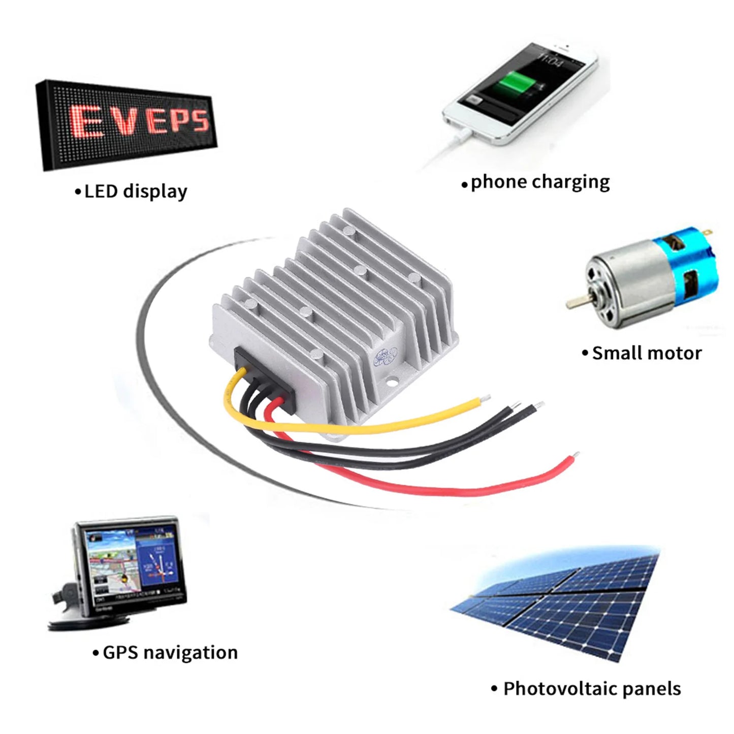 DC8V 40V 12V 6A 72W Auto Step UP Down Converter Boost Voltage
