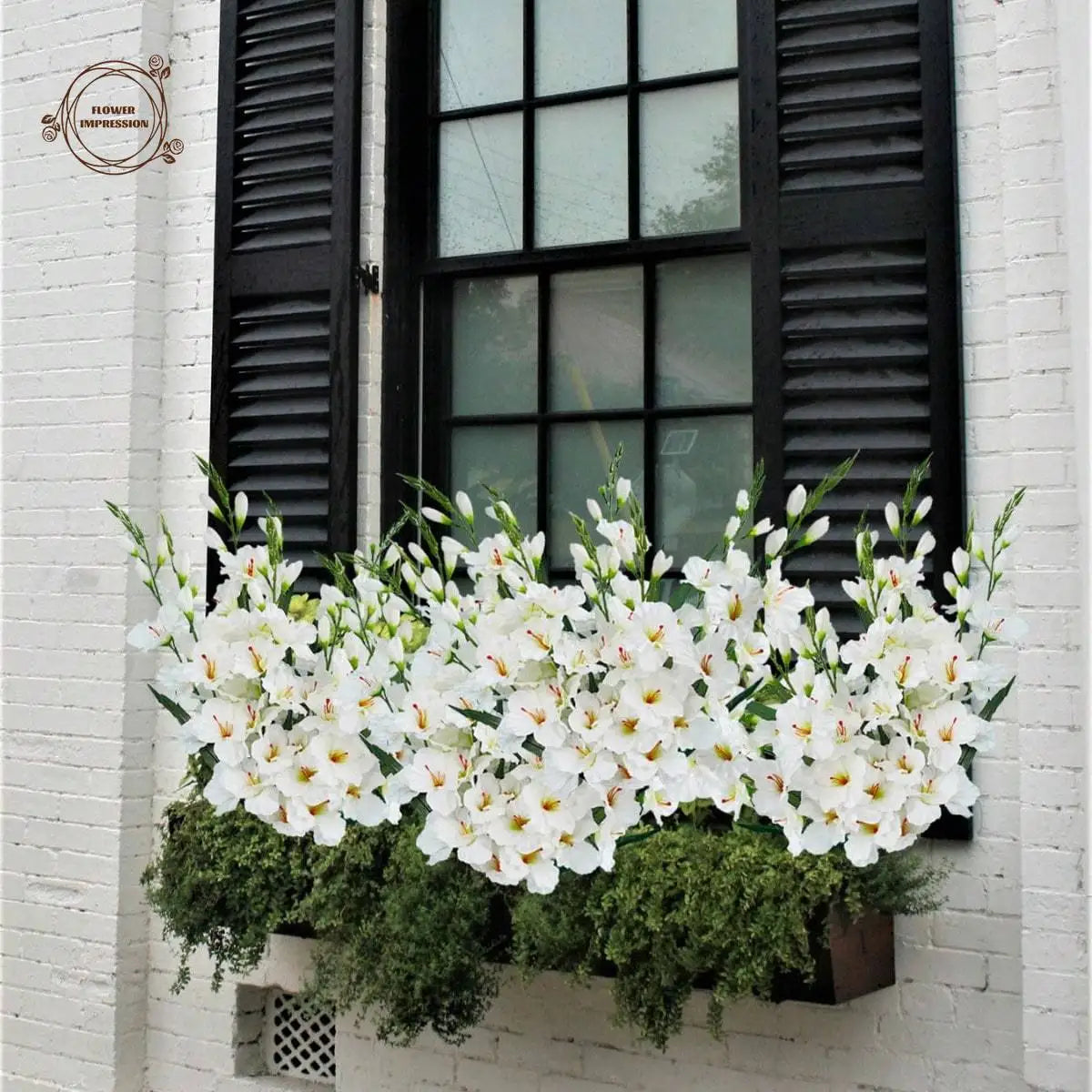 3pcs Artificial Silk Dendrobium Orchid Stems | Home Decor