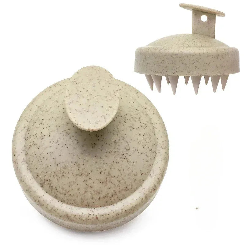 Silicone Scalp Massage Shampoo Brush – Hair & Body Scrubber