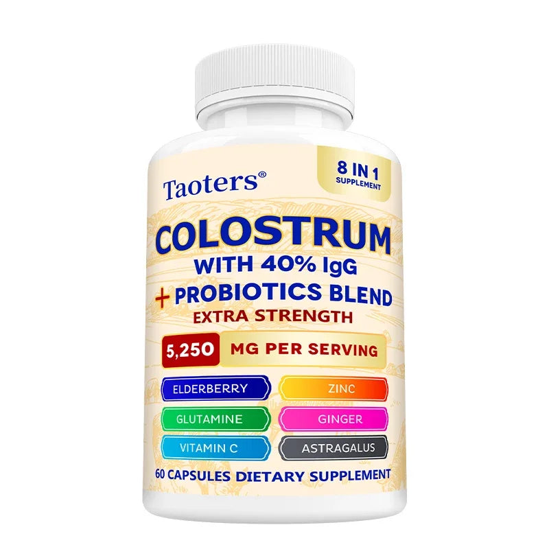 Grass-Fed Colostrum 40% IgG + Probiotics – Gut & Immune Support