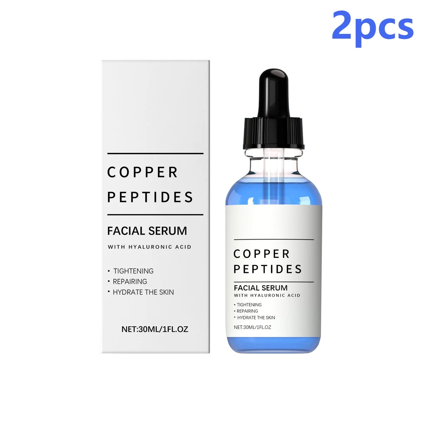 Copper Peptide Serum with Hyaluronic Acid | Firming, 30ml