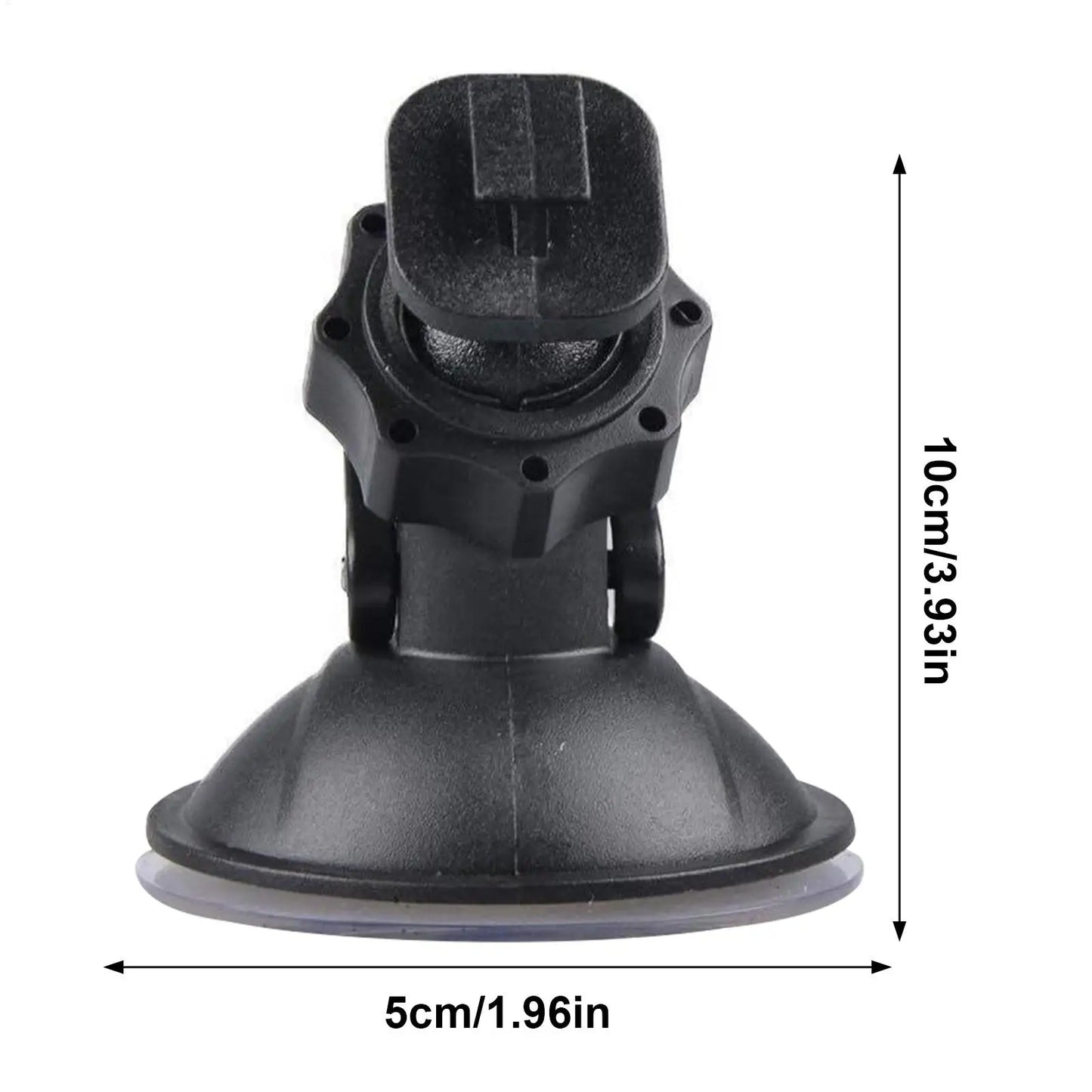 Dash Cam Suction Mount | 360° Rotation & 5 Adapters