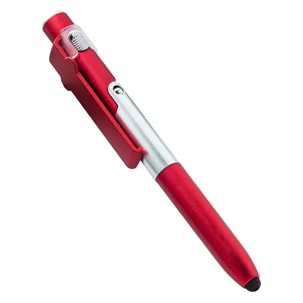 4-in-1 Pen: LED Light, Stylus, Phone Stand & Ballpoint