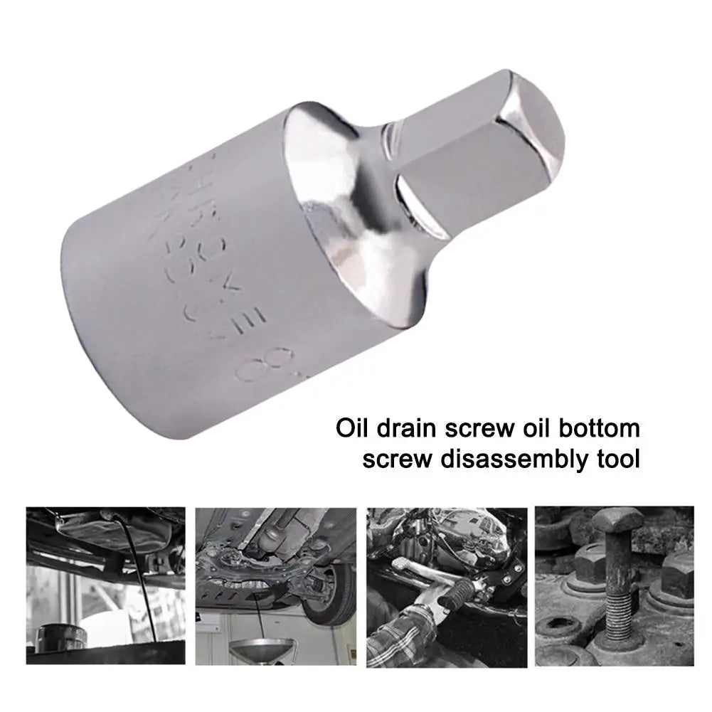 Square Oil Sump Drain Plug Key 8mm Tool Remover For Renault Peugeot Auto Repairing Transmission Screw Wrench Car Tools Peaceful Pleasures Health and Wellness