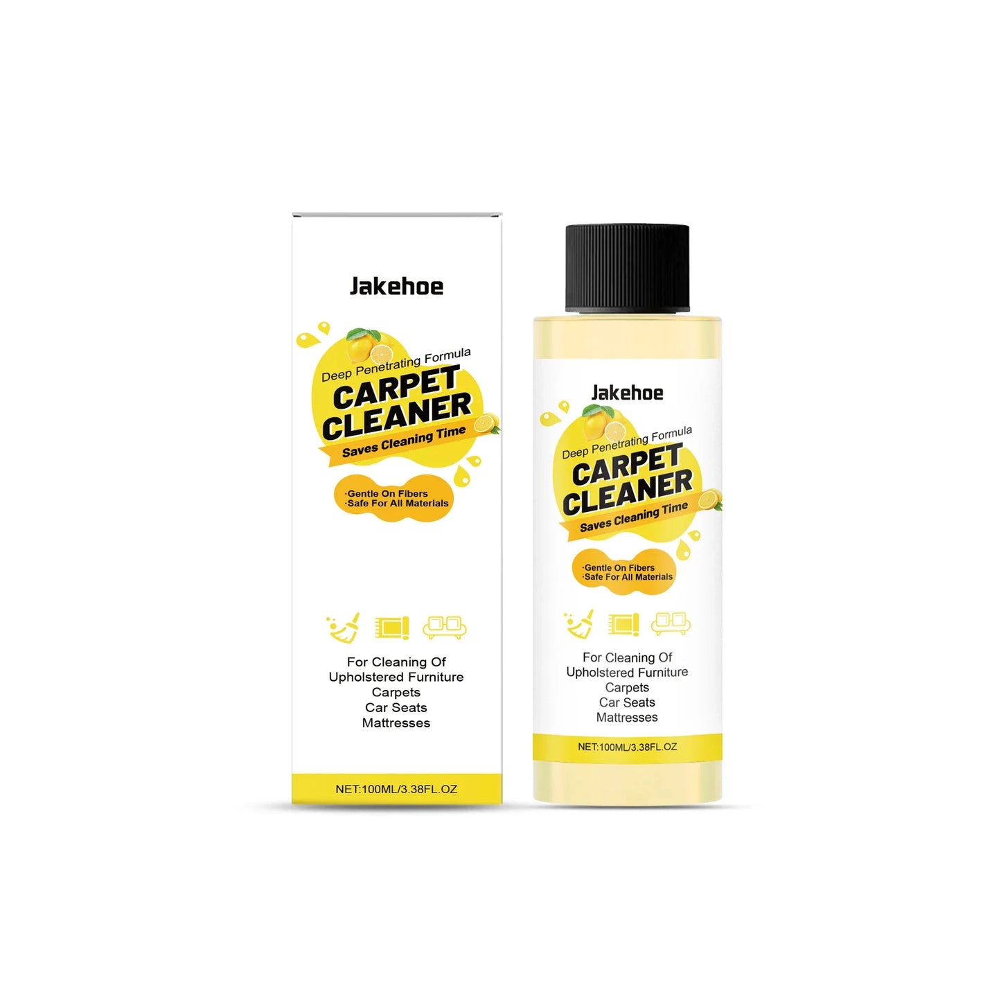 JAKEHOE Carpet Foam Cleaner – Stain & Odor Remover 100ml