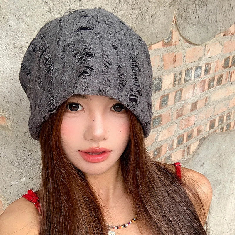 Baggy Slouchy Beanie for Women – Knit Hip Hop Skullcap