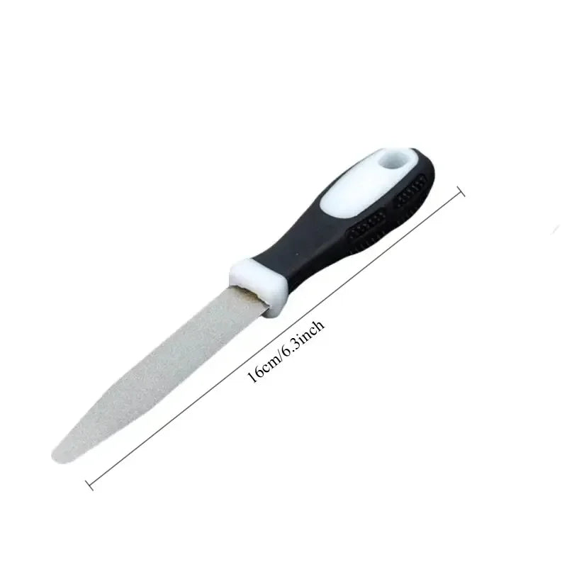 Diamond Folding Knife Sharpener – Double-Sided Sharpening Stone