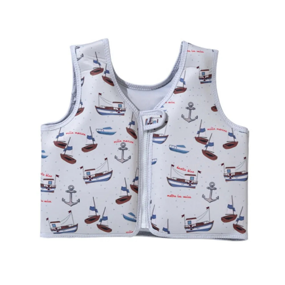 Kids Buoyancy Swim Vest | Cartoon Inflation-Free Float Jacket