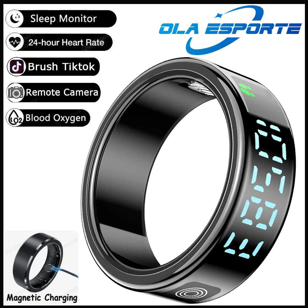 Smart Ring – Heart Rate, SpO2, Sleep Tracker & Gesture Control
