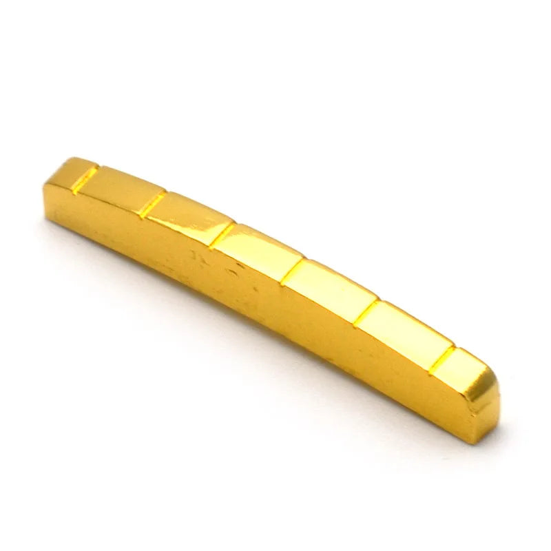 4 5 6 String Brass Nut Saddle Multi Gold Plated Electric Guitar