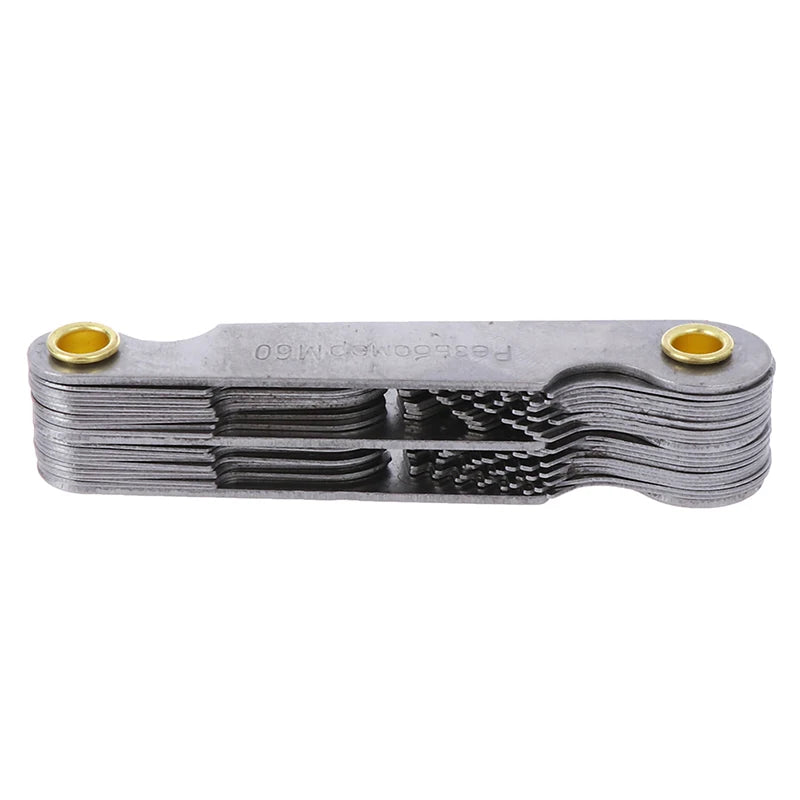 Thread Measuring Gage 60 Degree Metric Screw Thread Pitch Gauge For Measuring Thread And External Thread Tooth Pitch Peaceful Pleasures Health and Wellness