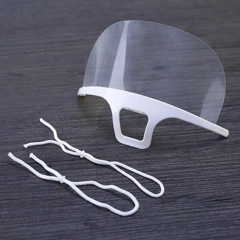 Transparent Anti Fog Kitchen Face Shield Mask Restaurant Catering