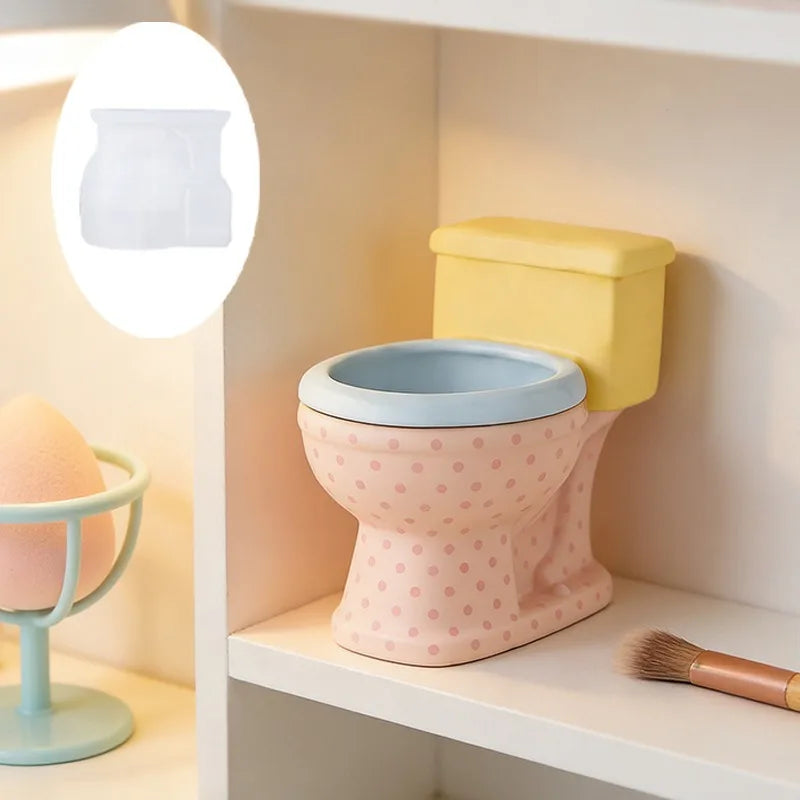 3D Toilet Silicone Mold – Funny DIY Candle & Soap Craft