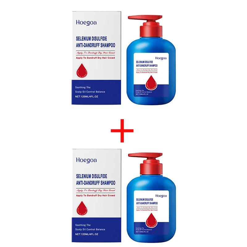 HOEGOA Selenium Sulfide Dandruff Control Shampoo 120ml