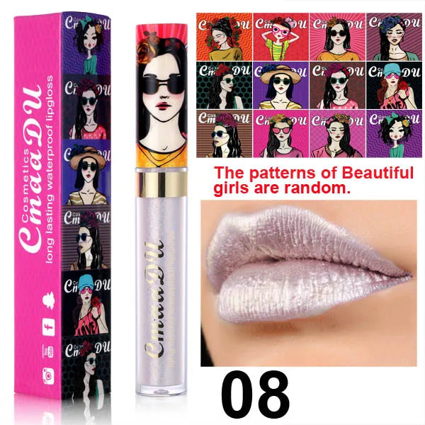 Cmaadu Metallic Shimmer Lip Gloss – Glitter & Long-Lasting Y2K