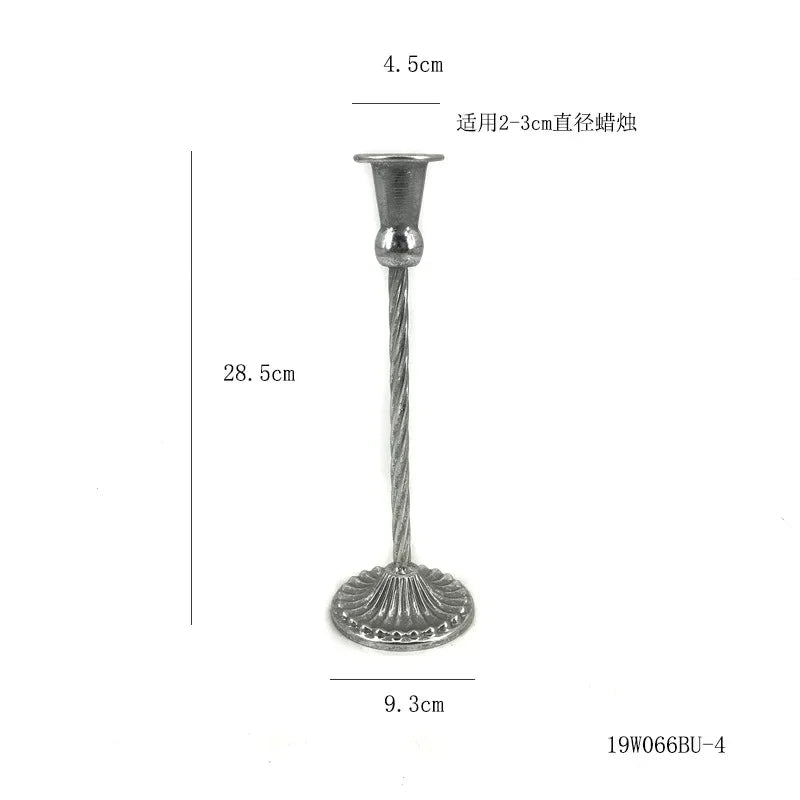 Iron Metal Candlestick Holder | Wedding & Home Décor