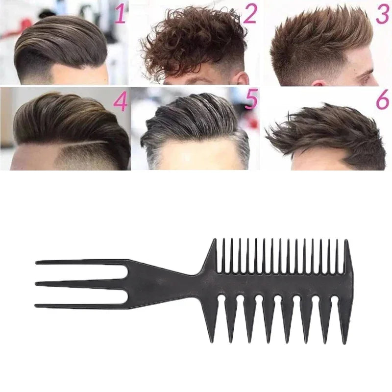 Double-Sided Big Teeth Hair Comb | Fish Bone Barber Tool