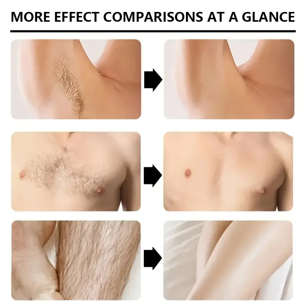 YUITIKUE Men's Hair Removal Cream 100g – Full Body, No Black Spots Hair Removal Cream Peaceful Pleasures Health and Wellness