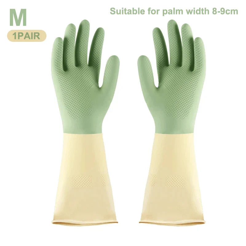 Thickened Rubber Dishwashing Gloves – Kitchen & Cleaning